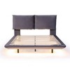 Queen Upholstered Bed with Sensor Light, Large Backrests & USB/Sockets - Stylish & Tech-Savvy - 2 of 4