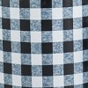 The Lakeside Collection Metal Checkered Planter Buckets with Carrying Handles - Set of 2 - 3 of 4