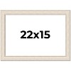 PosterPalooza | Weathered White Picture Frame - UV Acrylic, Backing Board, Hanging Hardware Included - 2 of 4