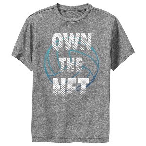 Boy's Lost Gods Own the Net Volleyball Performance Tee - 1 of 4