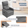 Power Recliner Chair, Adjustable Electric Recliner Ergonomic Overstuffed Single Sofa, Tall Back, Padded Seat, Home Theater Seating for Living Room - 2 of 4