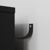 Modern 6 drawer storage chest with gold handles and metal legs for a living room, hallway or entryway - 2 of 4