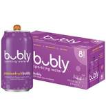 bubly Passionfruit Sparkling Water - 8pk/12 fl oz Cans