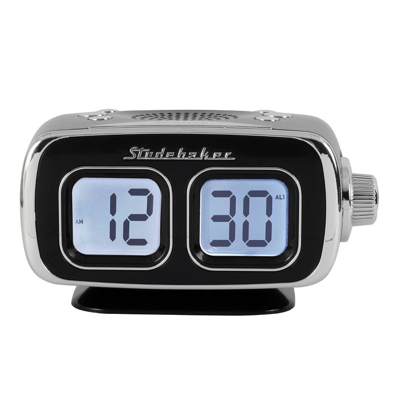 Studebaker Retro Digital Bluetooth AM/FM Clock Radio, 3 of 7
