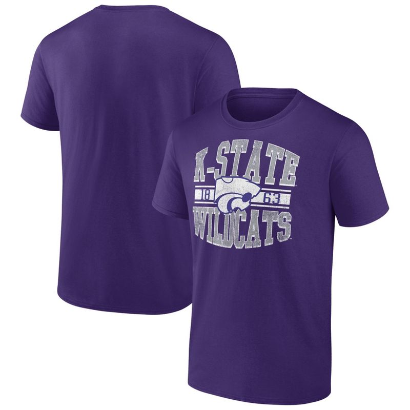 NCAA Kansas State Wildcats Men&#39;s Cotton T-Shirt, 1 of 4