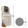 Design Toscano Baths of Caracalla Spa Stool - 4 of 4