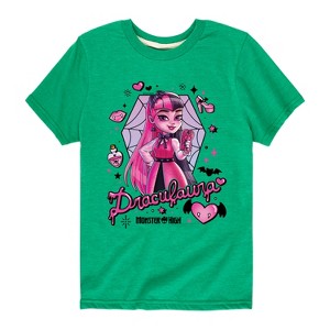 Boys' - Monster High - Draculara Short Sleeve Graphic T-Shirt - 1 of 4