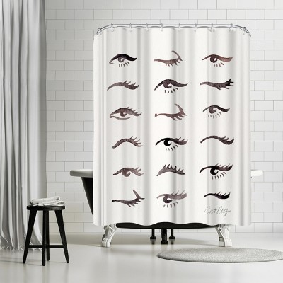 Americanflat Mascara Envy by Cat Coquillette 71" x 74" Shower Curtain