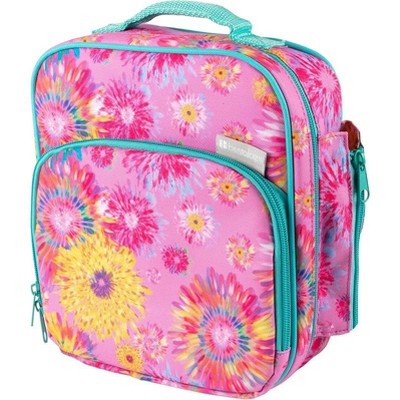 Bentology Insulated Lunch Box w Snack Pocket & Water Bottle Holder - Boys or Kids Lunchbox Tote Keeps Food Hotter or Colder Longer - Reusable Bag Fits