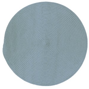 Colonial Mills Boca Raton - Federal Blue 8 Ft round Round Rug Indoor/Outdoor 100% Polypropylene - 1 of 4
