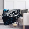 NFL Carolina Panthers Helmet Stripes Flannel Fleece Blanket - 2 of 3