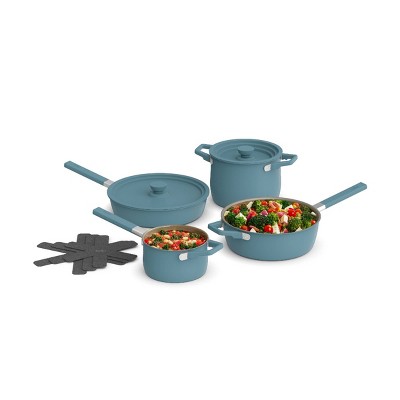bella 9pc StoreMore Ceramic Nonstick Cookware Set
