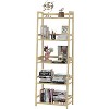 NicBex 5-Tiers Bookshelf,Bamboo Bookcase Storage Organizer Display Shelving Unit for Home Office,Living Room,Kitchen,Bathroom - 2 of 4