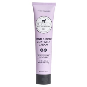 Dionis Goat Milk Hand & Body Cream Lavender Blossom, 3.3 oz. - 1 of 4