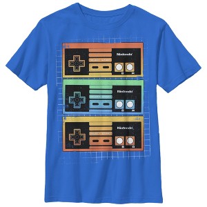 Boy's Nintendo Triple NES Controller T-Shirt - 1 of 4