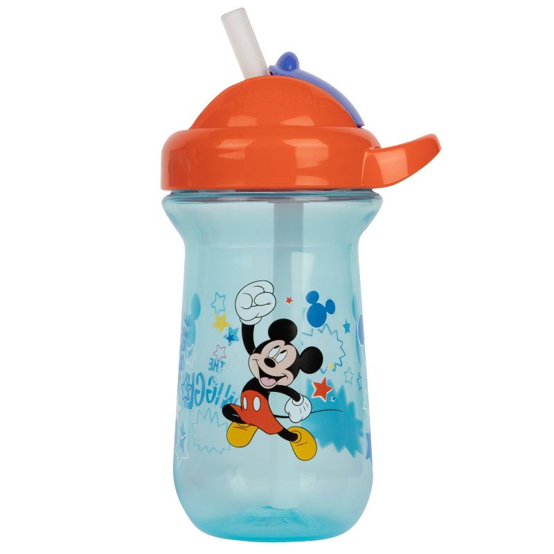 Disney The First Years Mickey Mouse Flip Top Straw Cup - 2pk/9oz, 3 of 12