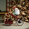 Whimsical Santa Riding Bike - 2 of 2