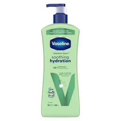 Vaseline Intensive Care Moisturizing Body Lotion with Aloe Vera Soothing Hydration
