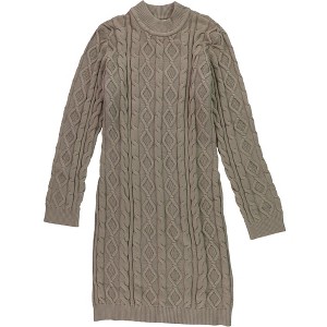 GUESS Womens Mock Neck Bodycon Sweater Dress - 1 of 2