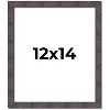 PosterPalooza | Slim Profile Brown Picture Frame - UV Acrylic, Foam Board Backing, Hanging Hardware - 2 of 4
