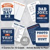 Big Dot of Happiness Happy Father's Day - 4 We Love Dad Party Games - 10 Cards Each - Gamerific Bundle - 2 of 4