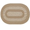 Newport Braid Collection 100% Polypropylene Stripe Pattern Reversible Indoor Utility Rug - Better Trends - 2 of 3
