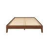 Queen Size Platform Bed with Sturdy Frame for Bedroom - 4 of 4