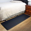 Extra Large Bedside Fall Protection Mat, Safety Mat for Elderly and Disabled, Non-Slip Grip with Anti-Trip Beveled Edges, 70x 24x .5”, Black - 2 of 3