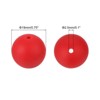 Unique Bargains Round Loose Silicone Beads for DIY Keychain Jewelry Making 50 Pcs - 3 of 4