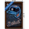 Trends International MLB Detroit Tigers - Neon Helmet 23 Unframed Wall Poster Prints - 3 of 4