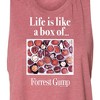 Women's - Forrest Gump - Life Is Like A Box Of Chocolates Graphic Racerback Tank - 2 of 3