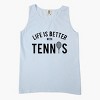 Simply Sage Market Life Is Better With Tennis Garment Dyed Tank - 3 of 3