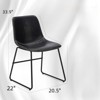 FONTOI Dining Chairs Set of 4, Practical Kitchen Chairs with Upholstered Seat for Kitchen Living Room Apartment Office - 3 of 4