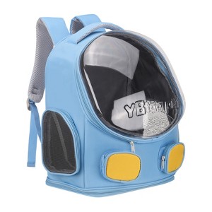 Unique Bargains Pet Portable Travel Backpack for Small Pet with Transparent Cover - 1 of 4