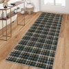 Plaid Washable Rug Area Rug for Bedroom Modern Living Room Rug Non Slip Tartan Large Area Rug Non Shedding Throw Rugs - 4 of 4