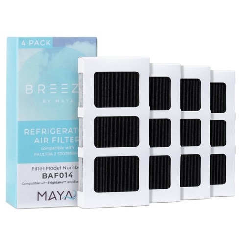 Breeze By Maya Replacement Frigidaire/electrolux Paultra2 242047805  Refrigerator Air Filter 4pk - Baf414 : Target