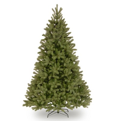 National Tree Company Downswept Douglas 7.5 Foot Crush Artificial Unlit Christmas Tree with Crush Resistant Branch Tips and Metal Stand, Green