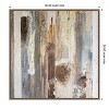 Amanti Art Textured Grain V by Erin McGee Ferrell Framed Canvas Wall Art - 4 of 4