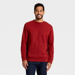 Men's Every Wear Fleece Crew Sweatshirt - Goodfellow & Co™ - 1 of 3