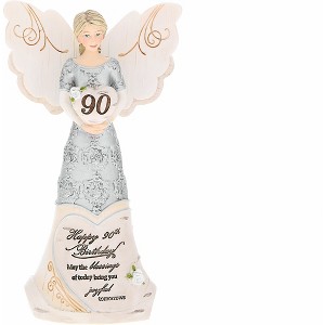 Pavilion Gift Company - 90th Birthday - 6" Angel Holding Heart - Decorative Objects - 1 of 4