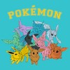 Girl's Pokemon Colorful Eeveelutions Animals T-Shirt - 2 of 4