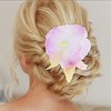 Unique Bargains Flowers Pattern Hair Clip 3.54" Light Purple 1 Pc - 2 of 4