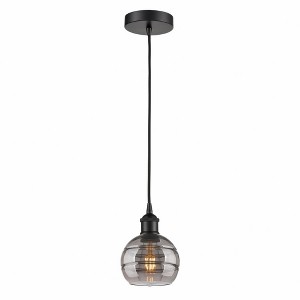 Rochester - 1 Light Cord Hung Mini Pendant In Industrial Style-7.88 Inches Tall and 5.88 Inches Wide - 1 of 1