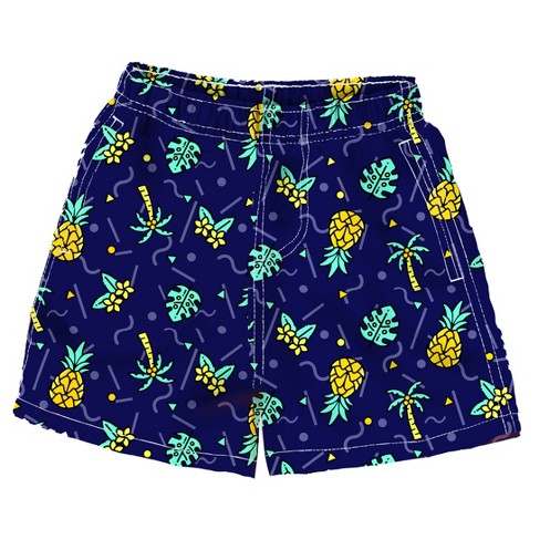 Uzzi Amphibious Gear Toddler Pineapples Swimsuit | Navy 3t : Target