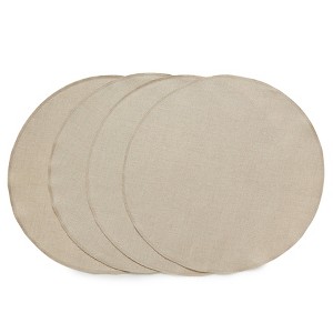 Solino Home Linen Round Placemats | Vesta - 1 of 4