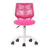 ELJGET Ergonomic Office Chair for Teens, Height Adjustable Desk Chair with Rolling Wheels, Breathable Backrest & Soft Seat - 4 of 4