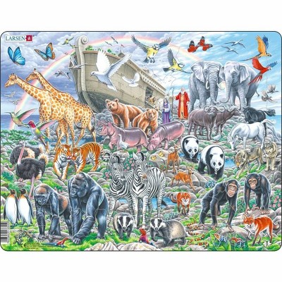 MasterPieces 60 Piece Kids Jigsaw Puzzle - Hello, World! Map Wood Puzzle