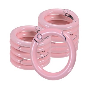 Unique Bargains Metal Spring O Rings Zinc Alloy Durable Multipurpose Lightweight Buckle 5/8 Inch - 1 of 4