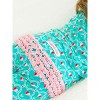 RuffleButts SoftSnooze Toddler Girls Ruffle Long Sleeve Pajama Set - 4 of 4