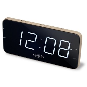 JENSEN JCR-212 Digital AM/FM Dual Alarm Clock Radio - 1 of 4